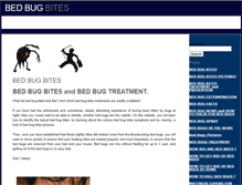 Tablet Screenshot of bed-bugbites.org